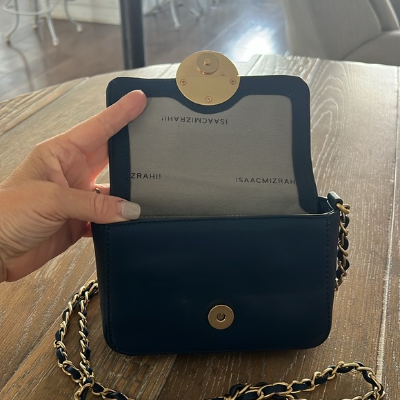 Isaac Mizrahii, small crossbody, blue. - Picture 3 of 4